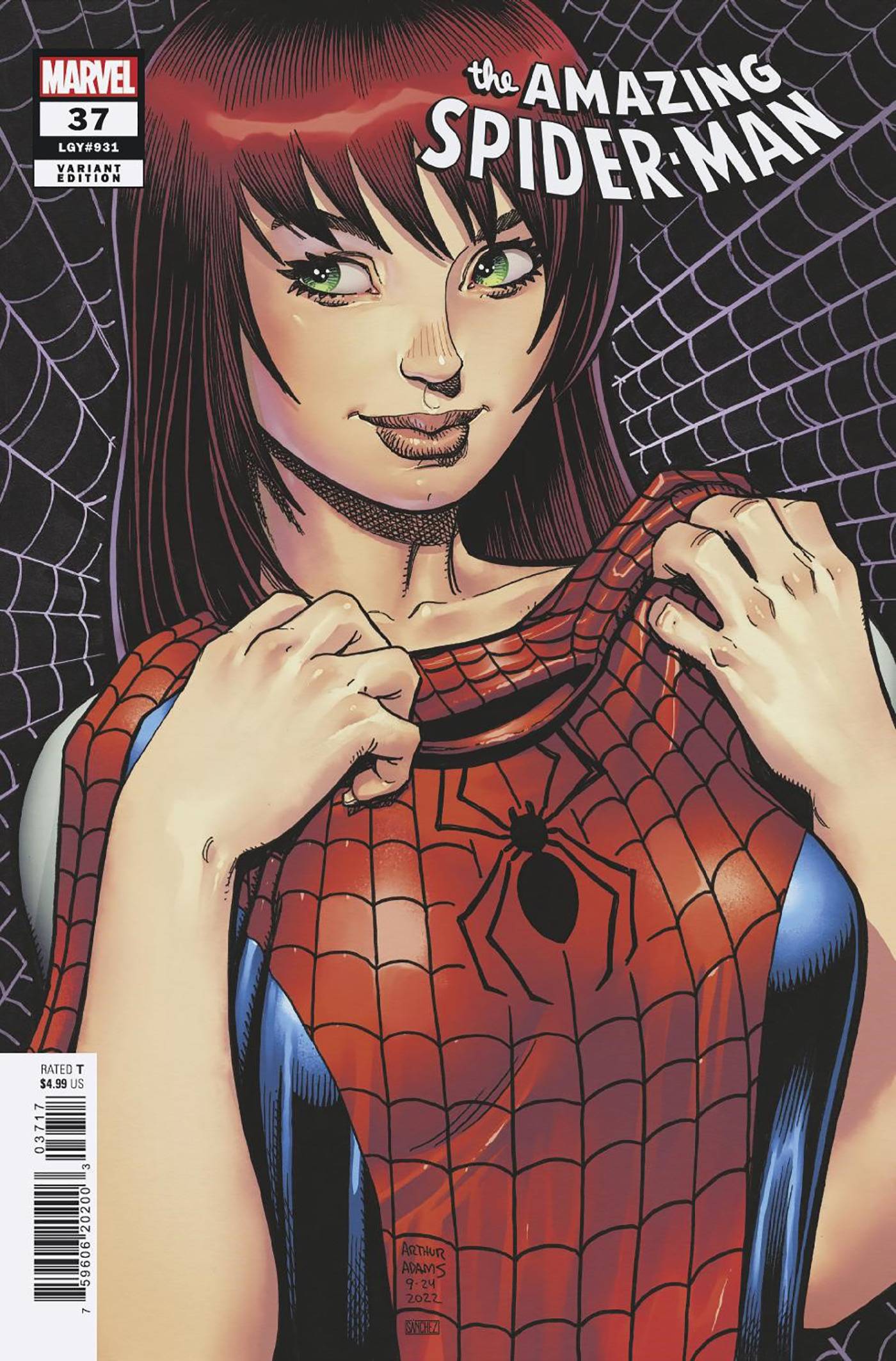 AMAZING SPIDER-MAN #37Q 1:25 ADAMS INCENTIVE VARIANT