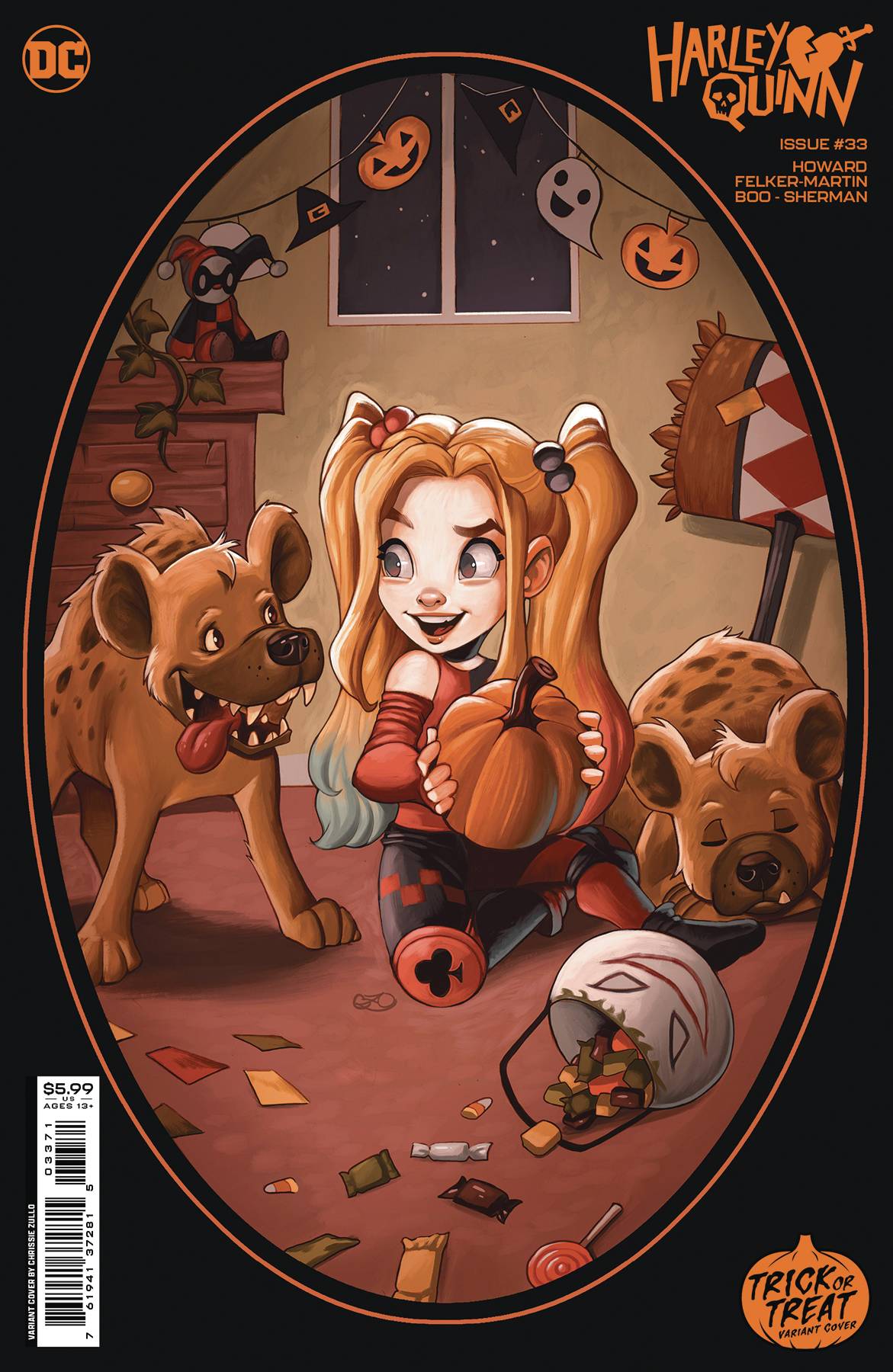 HARLEY QUINN #33F ZULLO TRICK OR TREAT VARIANT