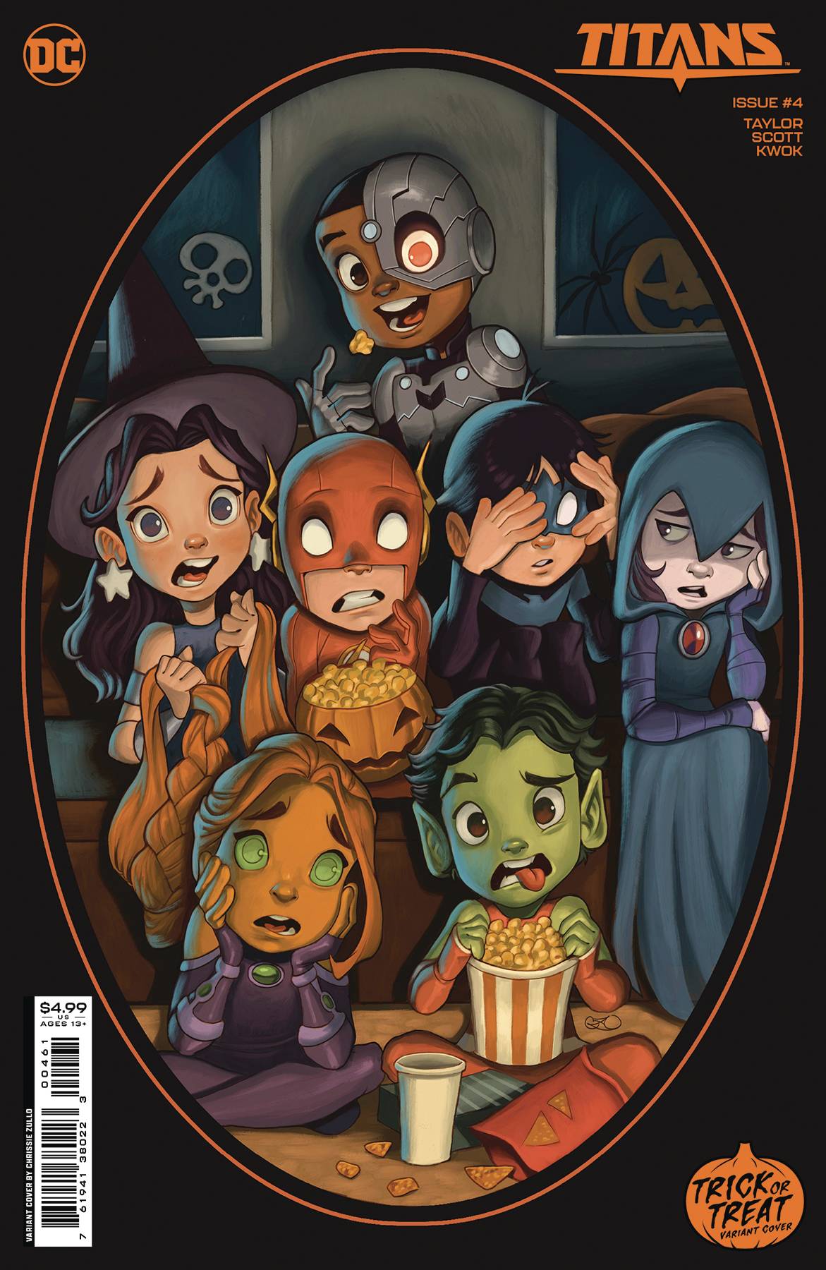 TITANS #4F ZULLO TRICK OR TREAT CARD STOCK VARIANT