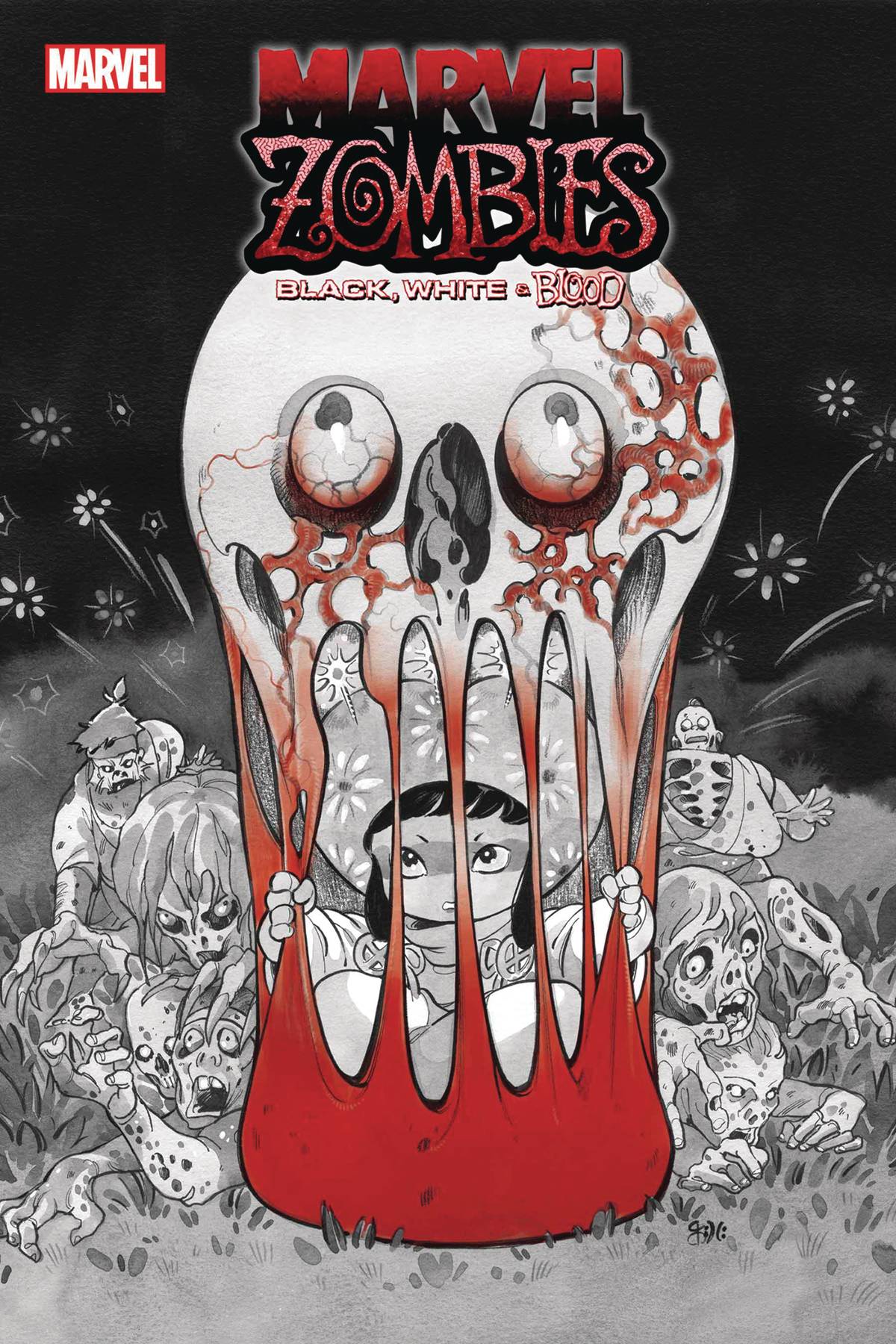 MARVEL ZOMBIES BLACK WHITE BLOOD #3A