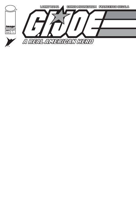 GI JOE A REAL AMERICAN HERO #301D BLANK SKETCH VARIANT