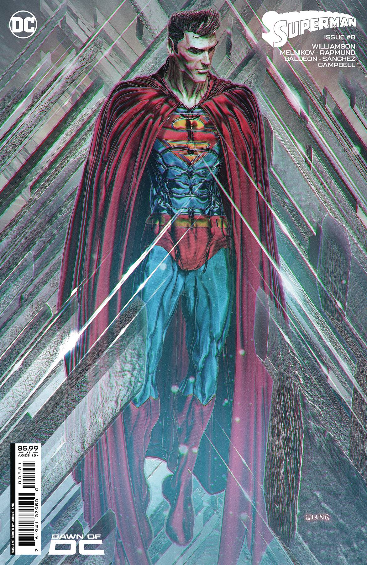 SUPERMAN #8C GIANG VARIANT