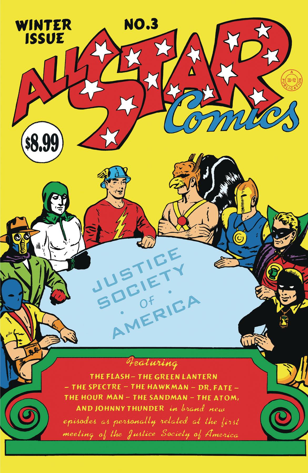 ALL-STAR COMICS #3 FACSIMILE EDITION CVR B FOIL VARiant
