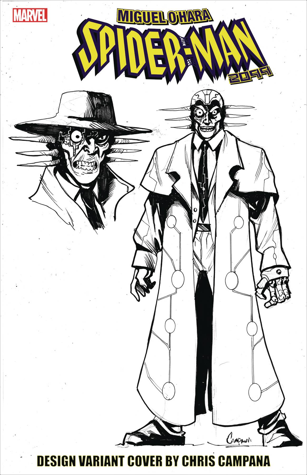MIGUEL OHARA SPIDER-MAN 2099 #4P 1:10 CAMPANA DESIGN INCENTIVE VAR