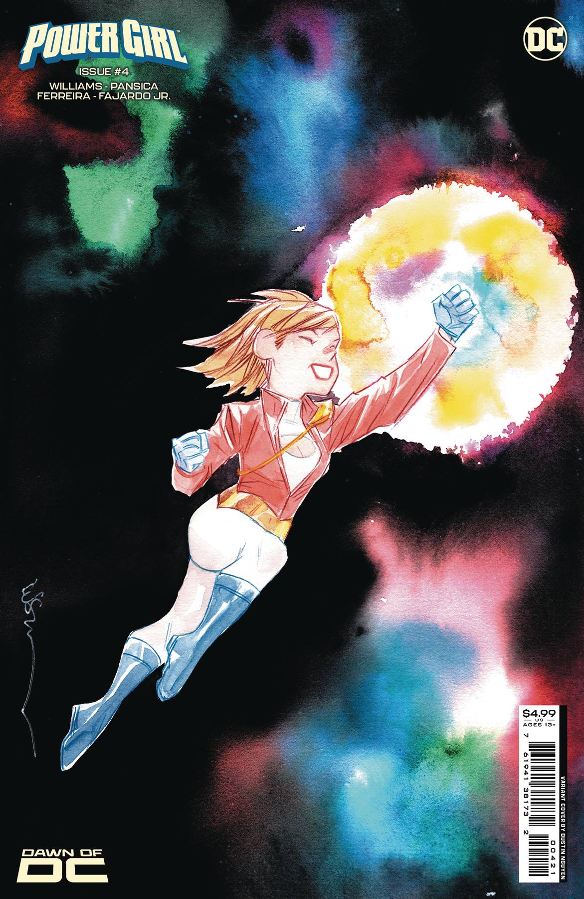 POWER GIRL #4B NGUYEN VAR