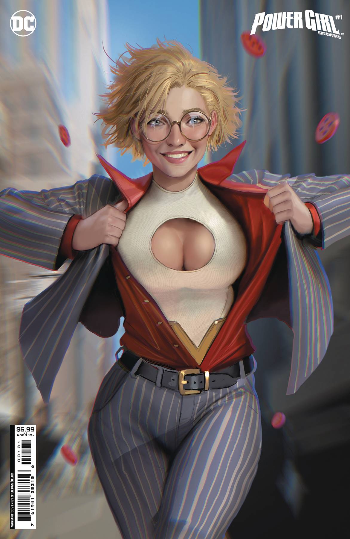 POWER GIRL UNCOVERED #1C (ONE SHOT) SEJIC VAR