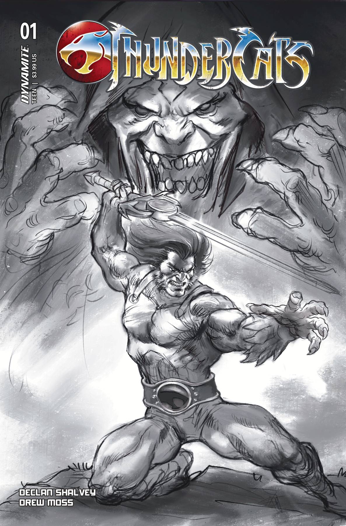 THUNDERCATS #1R 1:15 PARRILLO LINE ART INCENTIVE VAR