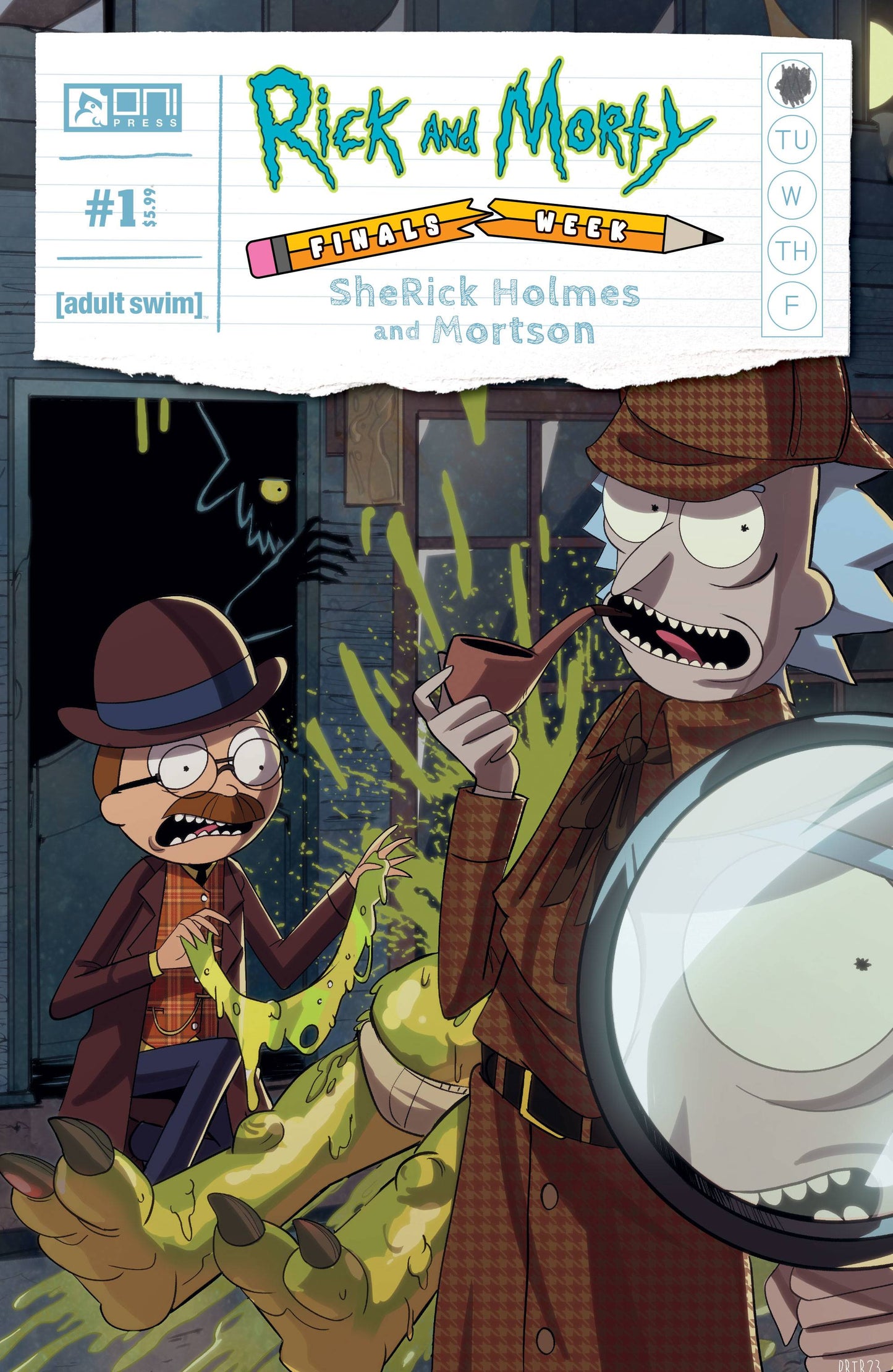 RICK AND MORTY PRESENTS FINALS WEEK SHERICK HOLMES AND MORTSON #1A (OF 5) (MR)