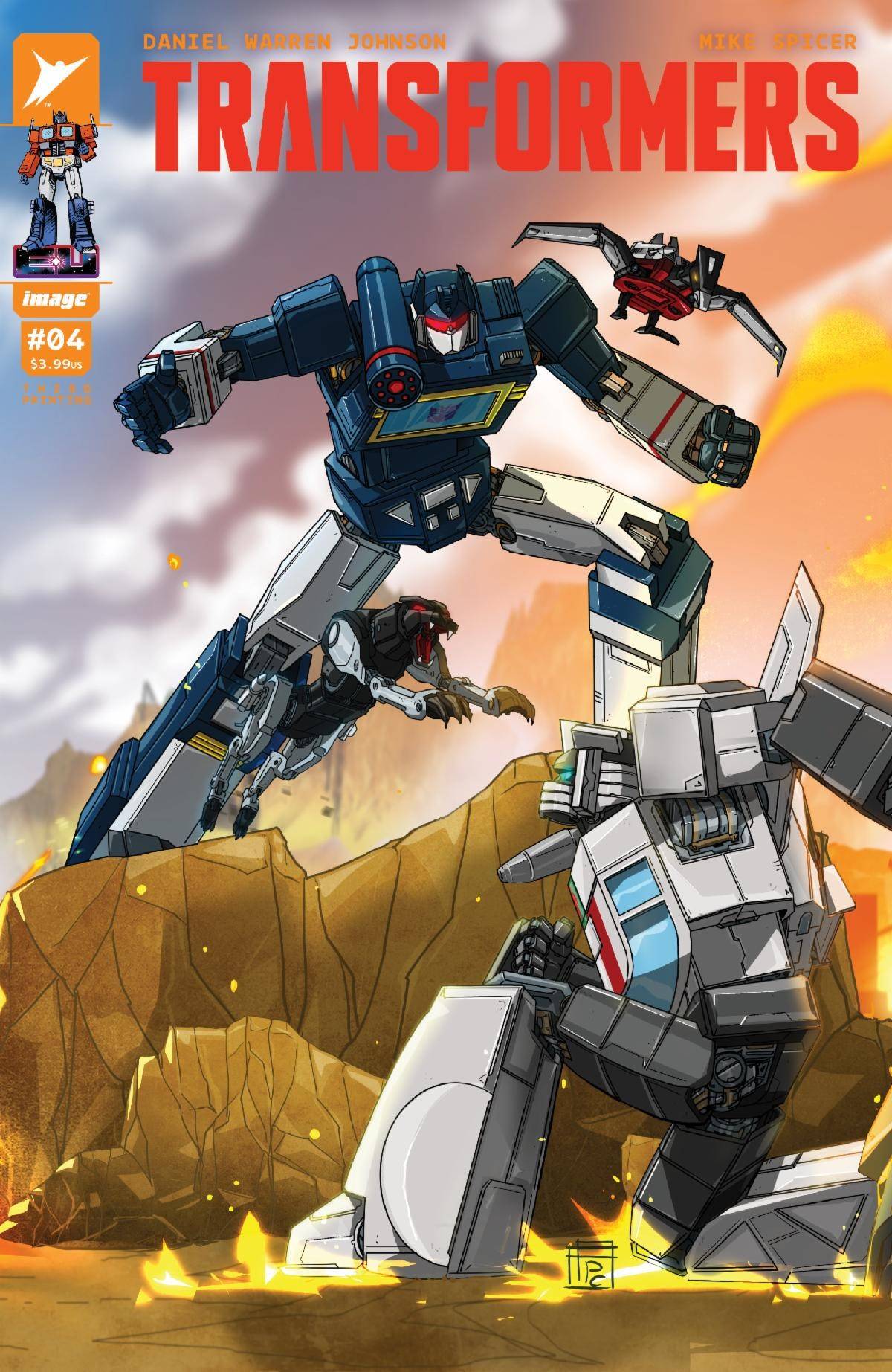 TRANSFORMERS #4 Third Printing