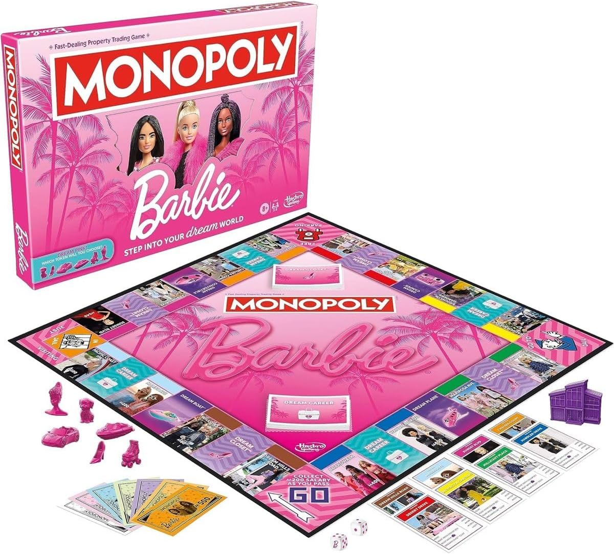 Monopoly: Barbie Edition Board Game