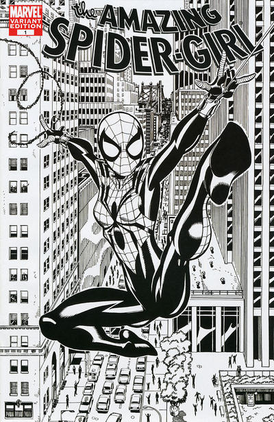 Amazing Spider-Girl #1 1:25 Frenz Sketch Variant