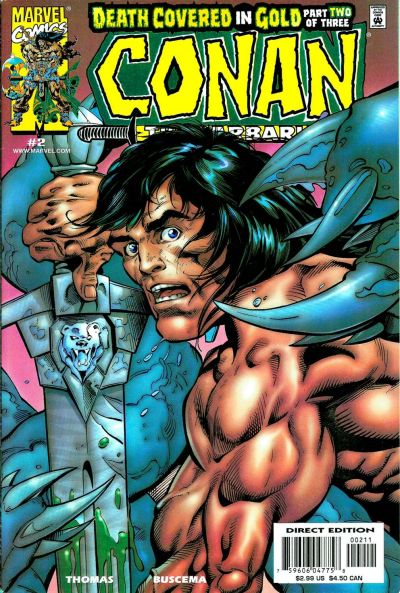 Conan Death Covered in Gold #2