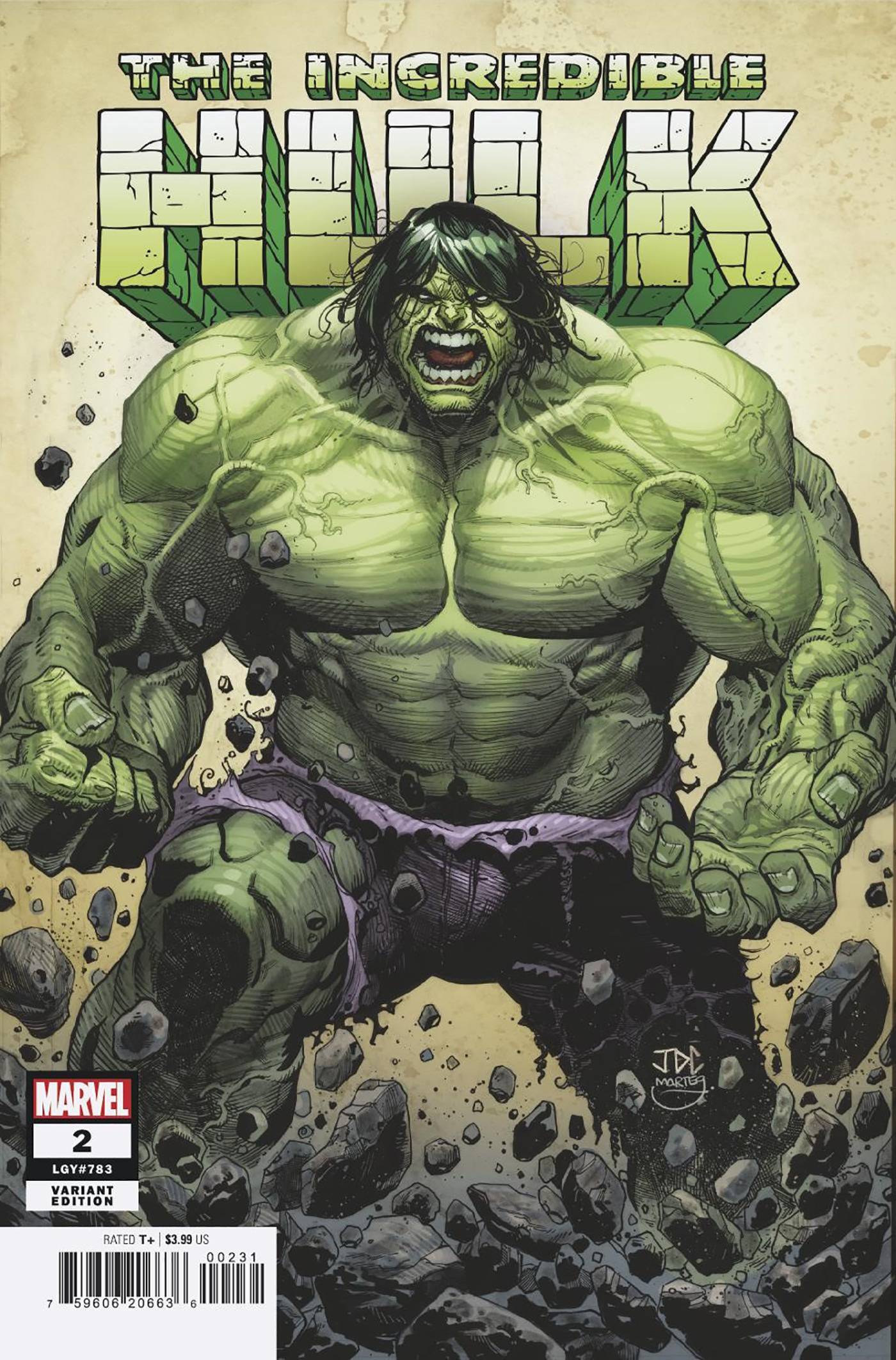 INCREDIBLE HULK #2C CASSARA VARIANT