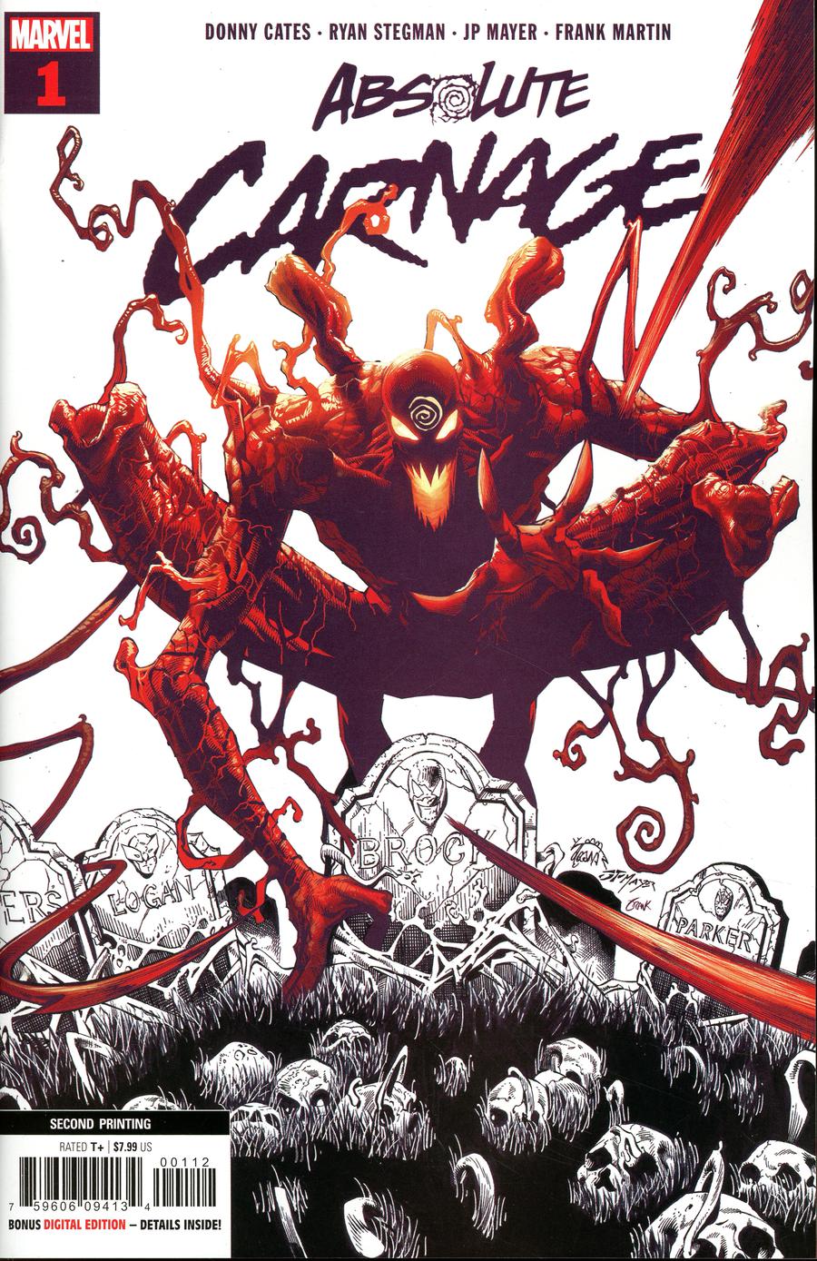 Absolute Carnage #1 2nd Printing