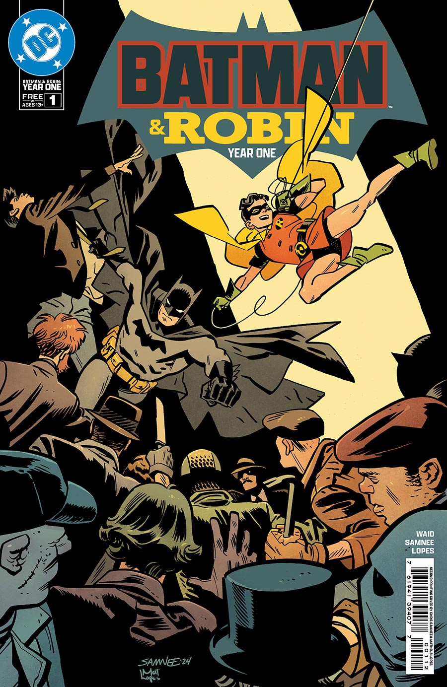 Batman And Robin Year One #1 (Of 12) 2nd Printing Batman Day Variant