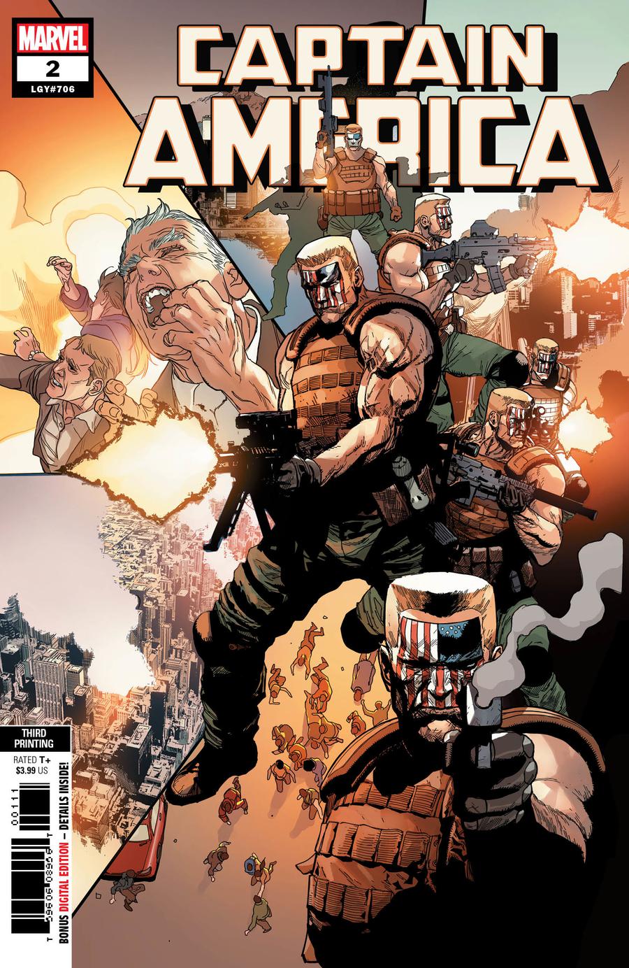 Captain America #2 3rd Printing
