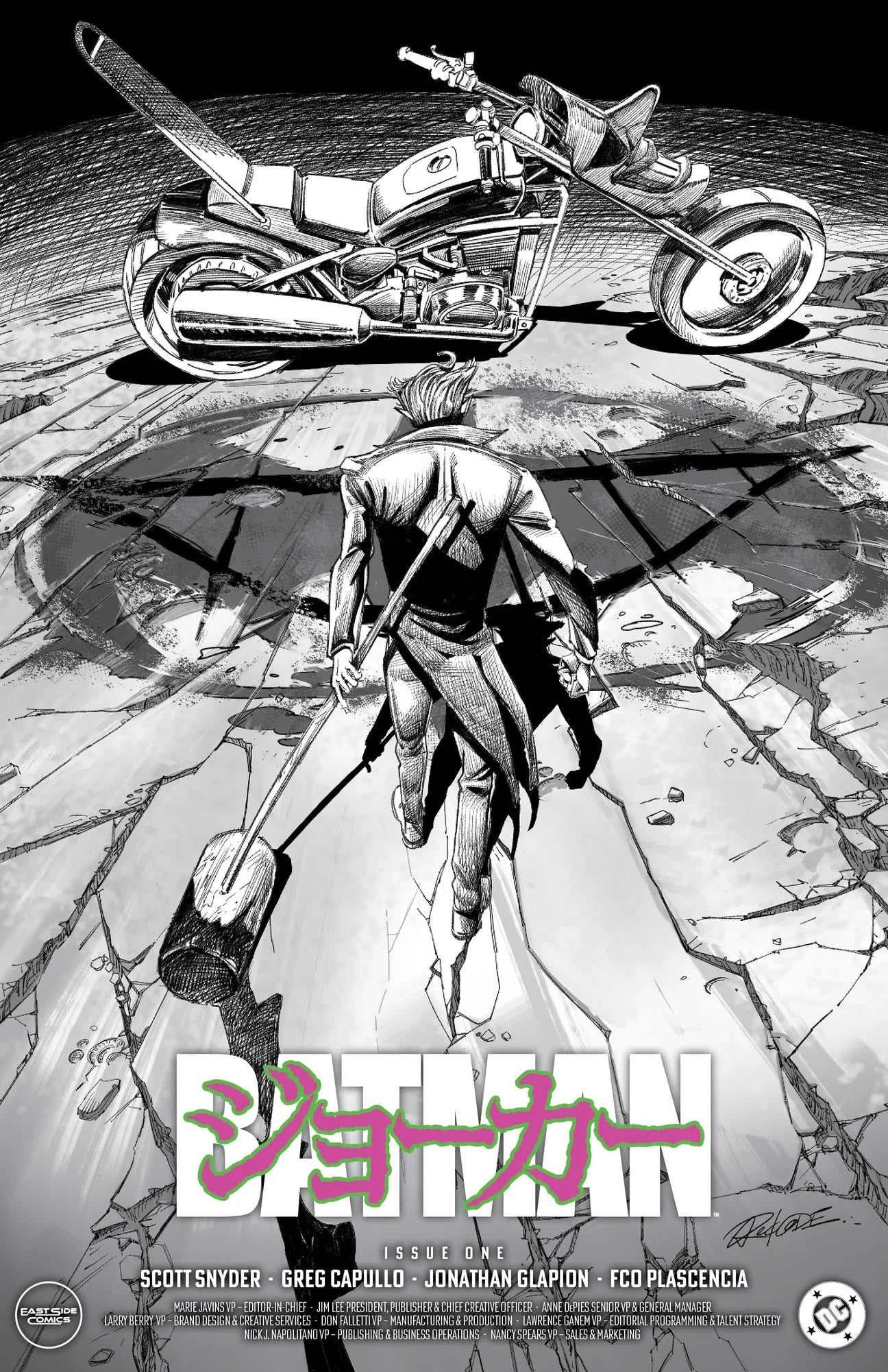 Batman #1 2025 Megacon East Side Comics Akira Homage B&W (Ltd 800)