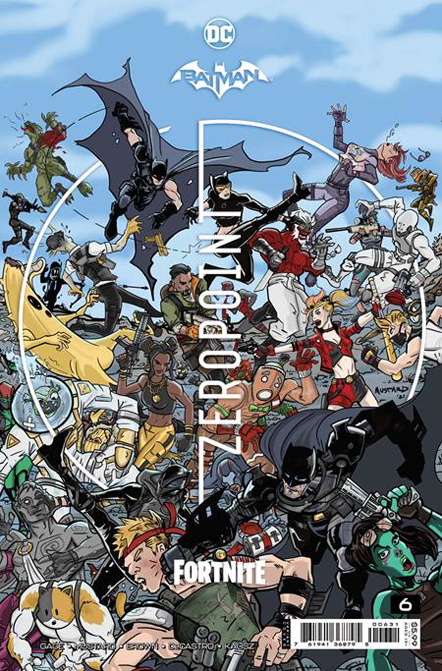 Batman / Fortnite Zero Point #6 Mustard 1:25 Incentive Variant