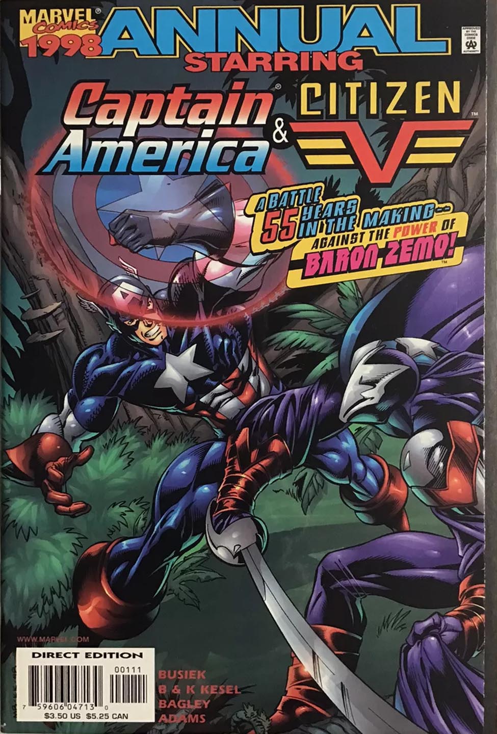 Captain America Annual 1998