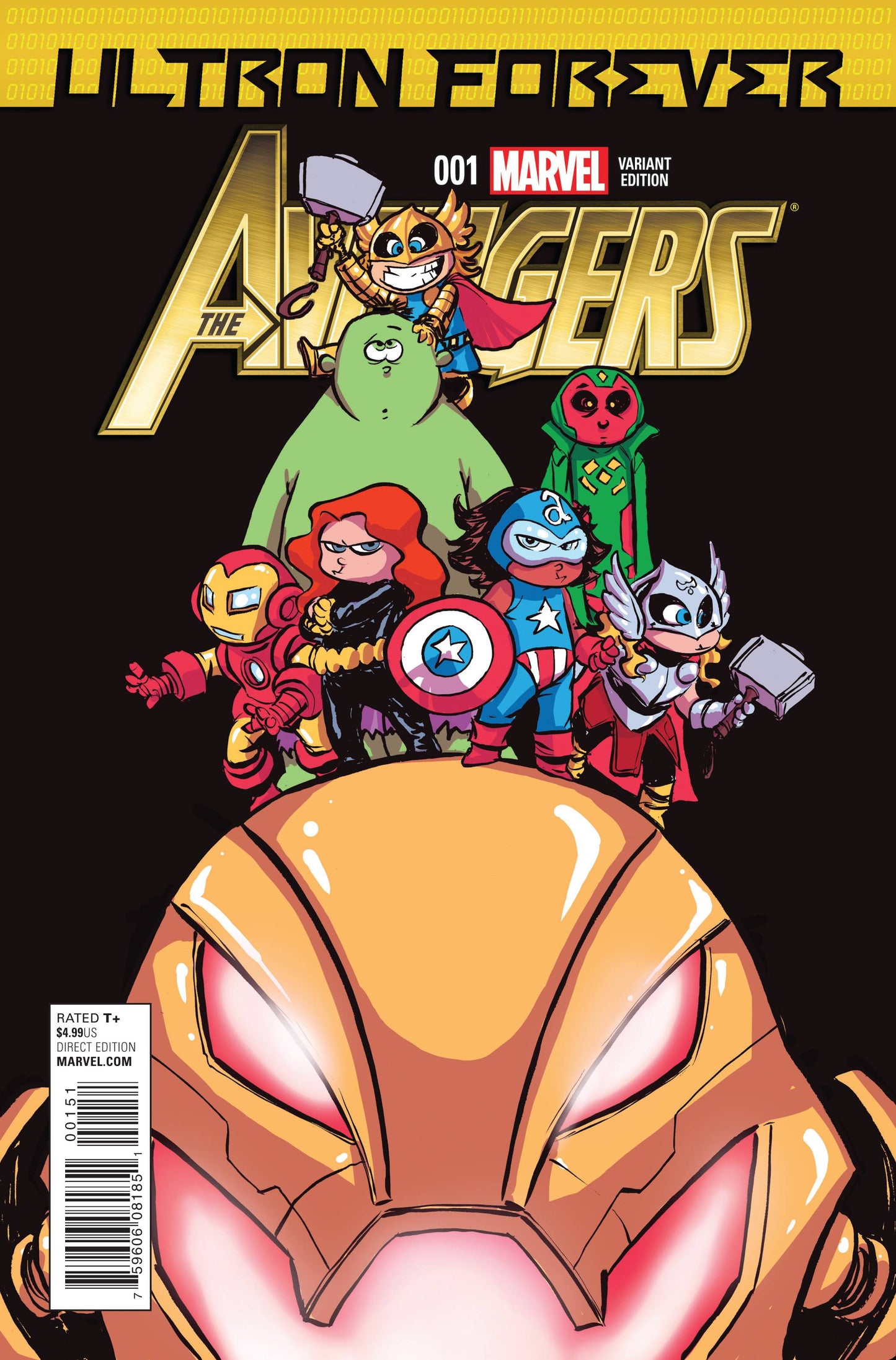 Avengers Ultron Forever #1 Young Marvel Babies Variant