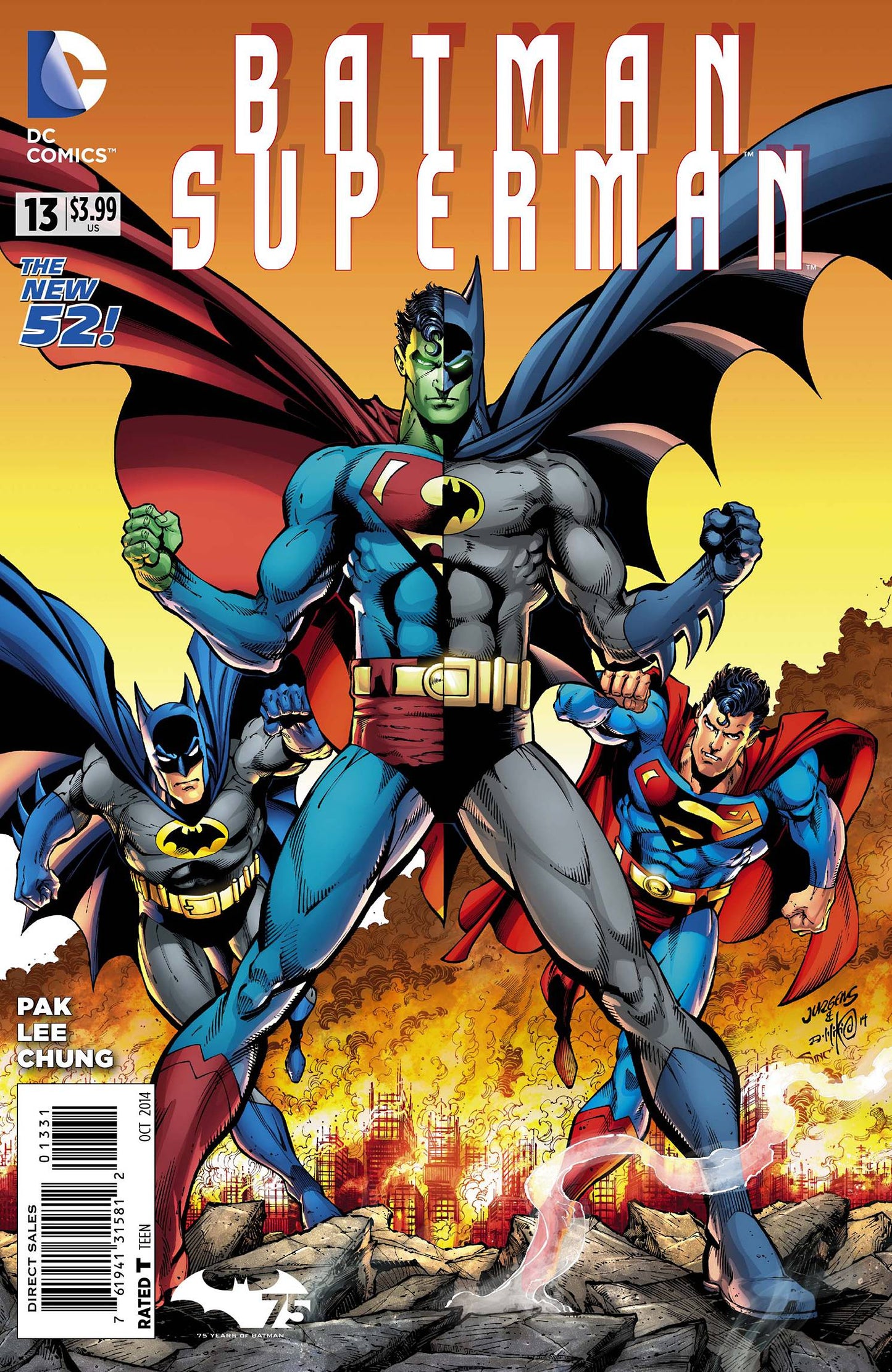 Batman / Superman #13 75th Ann Variant