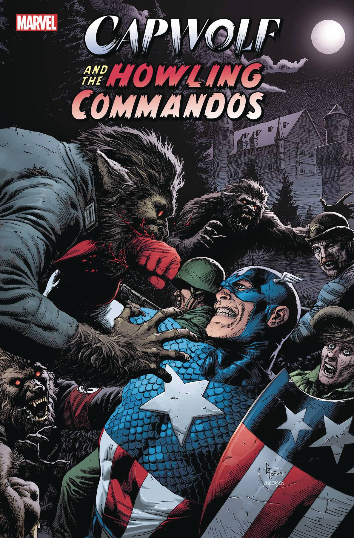 CAPWOLF & THE HOWLING COMMANDOS #1 Frank Variant