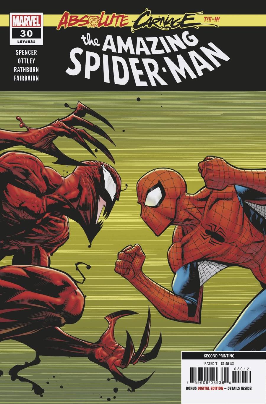 The Amazing Spider-Man #30 2nd Printing