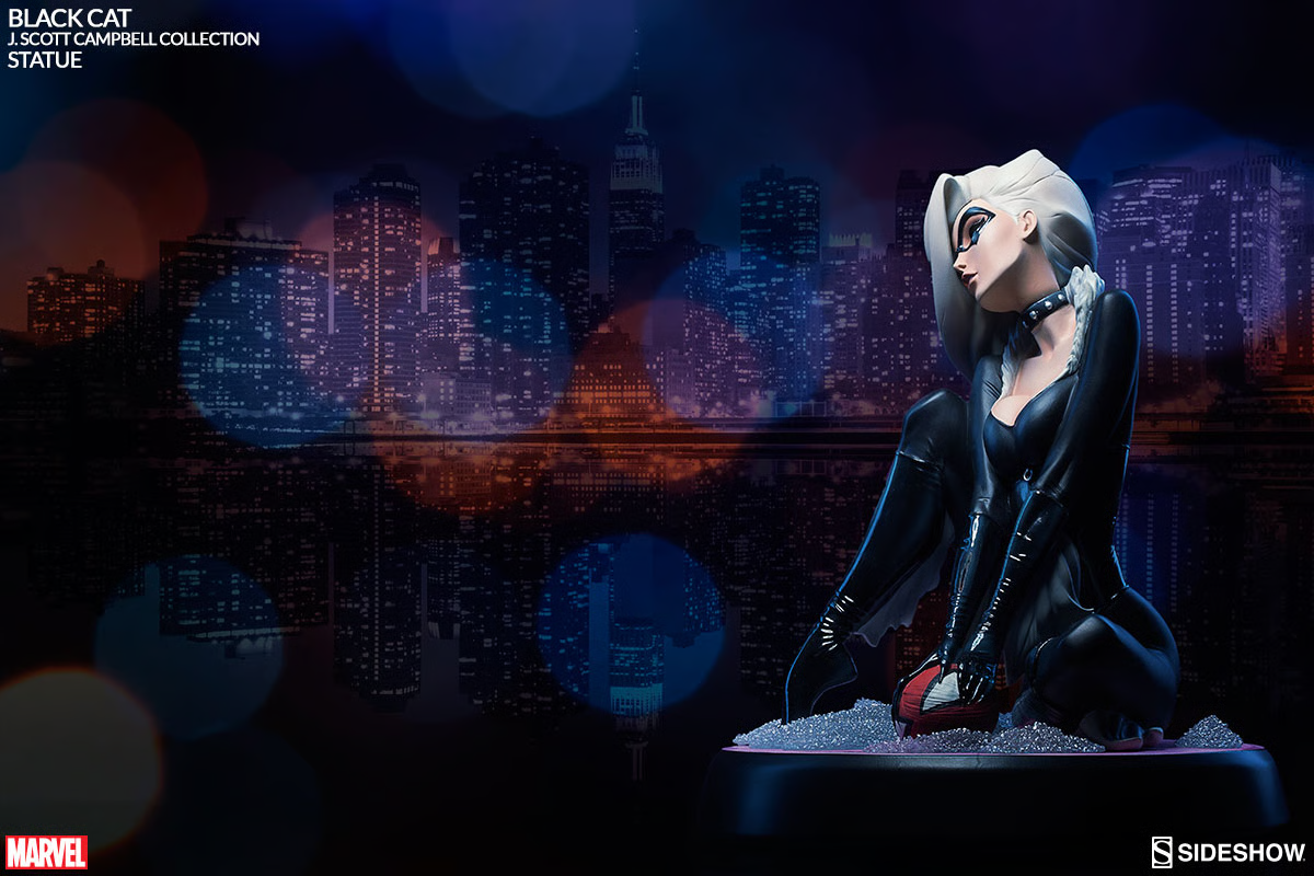 Black Cat - Polystone Statue - Sideshow Collectibles LIMITED EDITION: 1750
