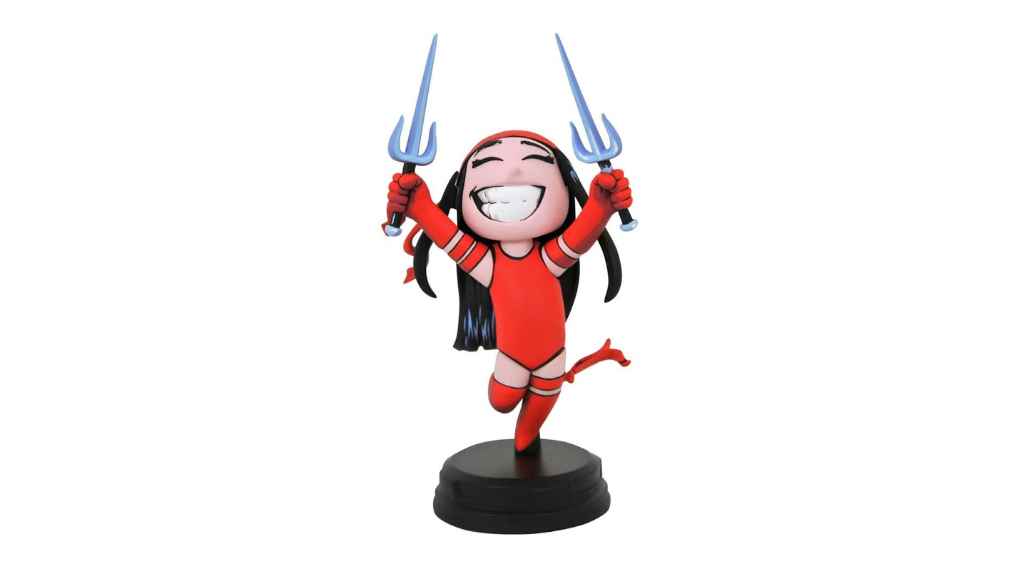 Diamond Select Toys & Gentle Giant - Marvel Animated Skottie Young Elektra Natchios Limited Edition Statue