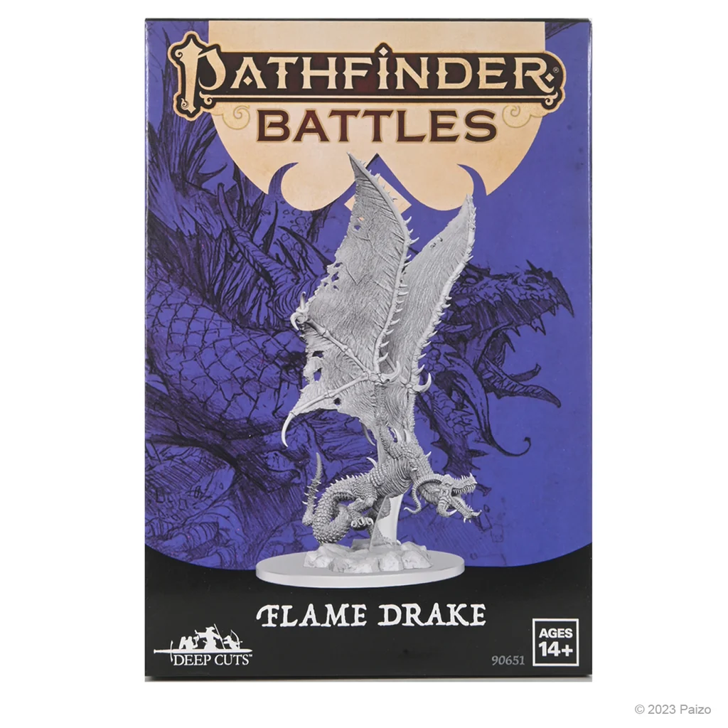 Pathfinder Battles Deep Cuts - Flame Drake