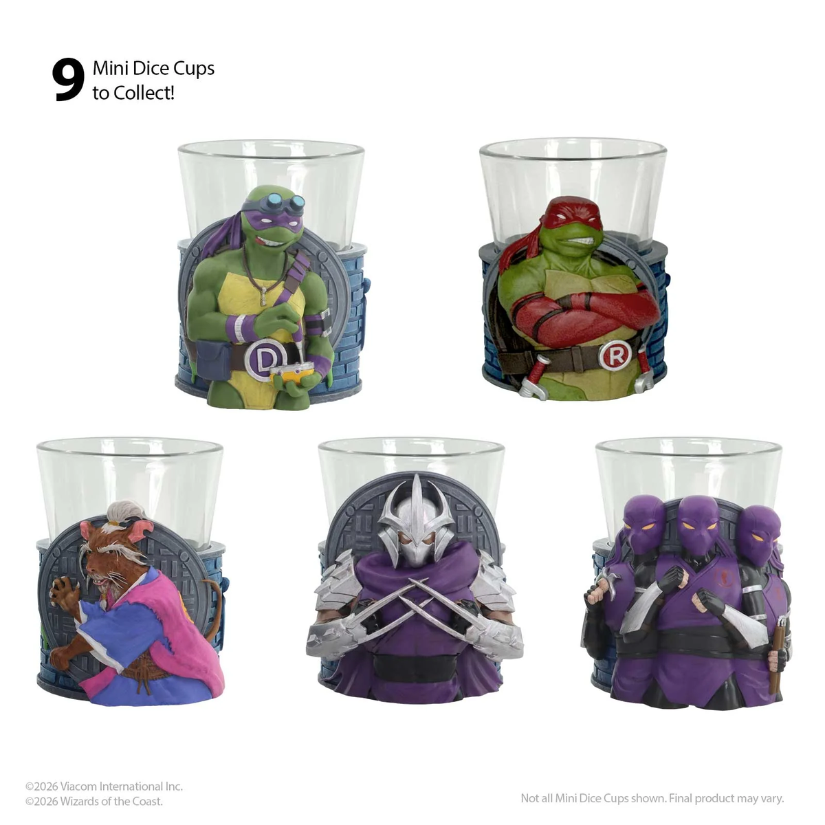 Sirius Dice: Magic The Gathering - Teenage Mutant Ninja Turtles Mini Dice Cups