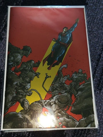 Superman #1 2023 Kael Ngu Fan Expo Foil Virgin Variant