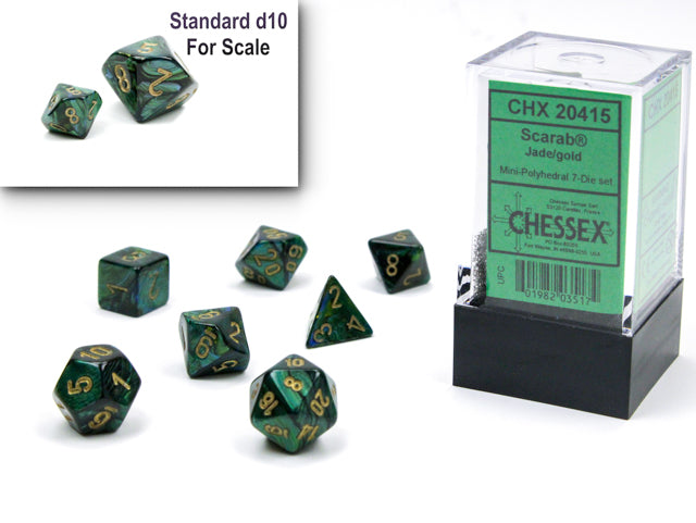 Chessex Mini-hedral Scarab® 7-Die Set