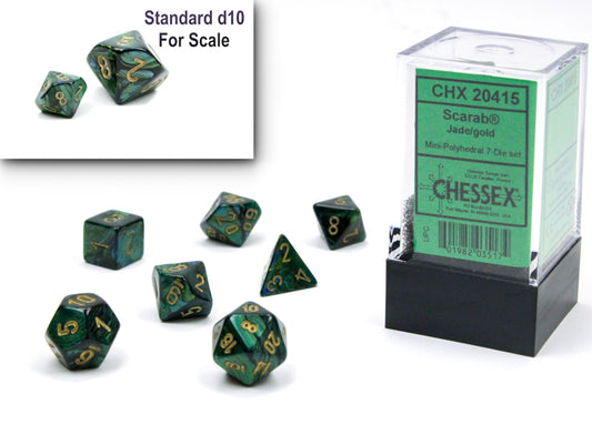 Chessex Mini-hedral Scarab® 7-Die Set
