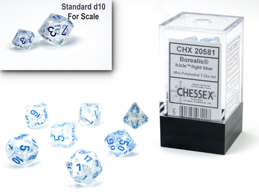 Chessex Mini-hedral Borealis® 7-Die Set