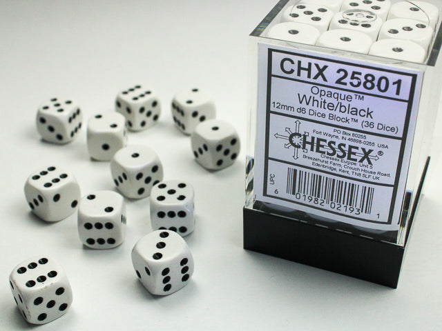 Chessex 12mm Opaque Dice Blocks™
