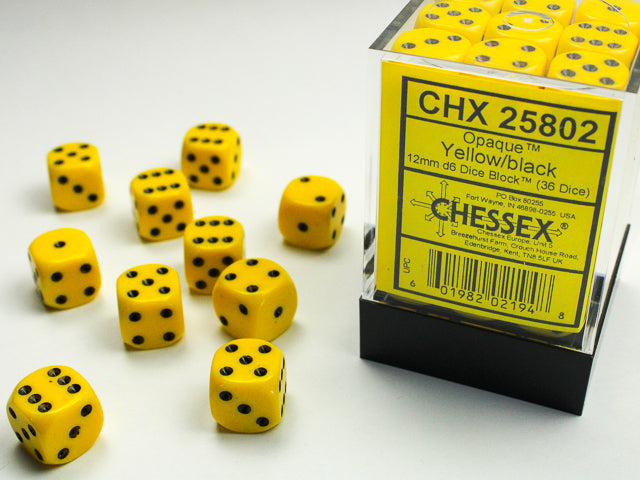 Chessex 12mm Opaque Dice Blocks™