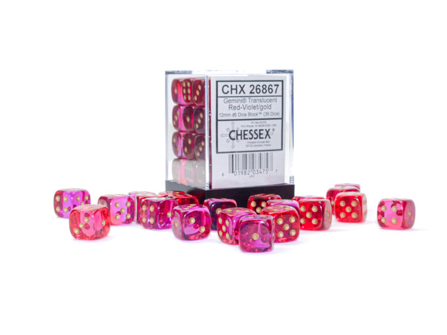 Chessex 12mm Gemini® Dice Blocks™