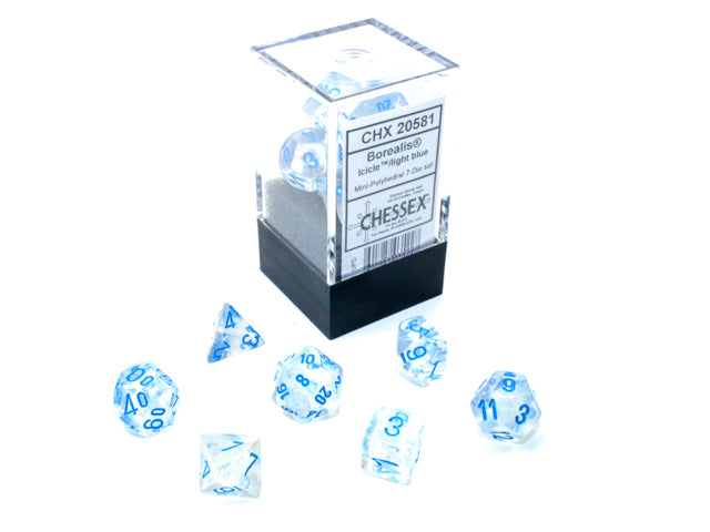 Chessex Mini-hedral Borealis® 7-Die Set