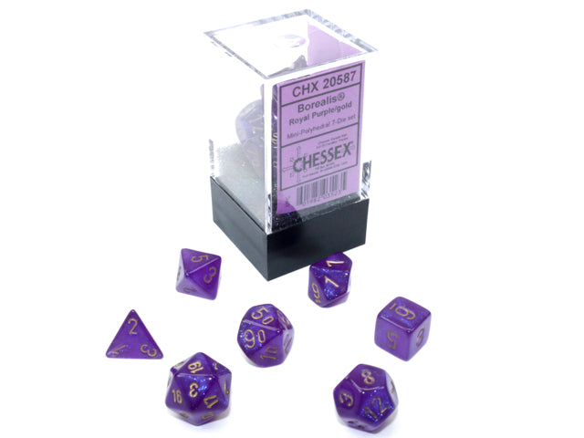 Chessex Mini-hedral Borealis® 7-Die Set
