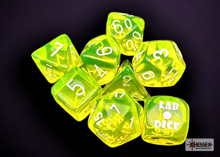Chessex Lab Dice™ Translucent Polyhedral Dice