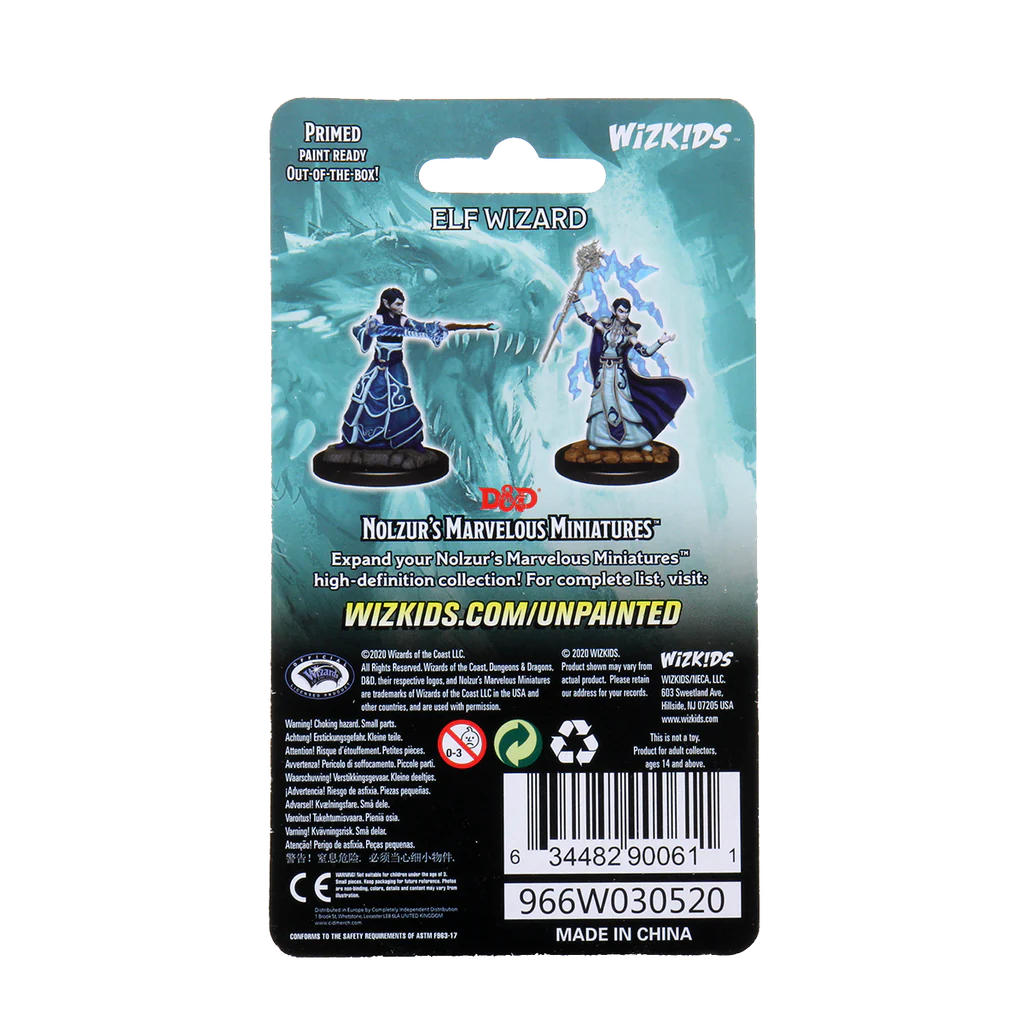 D&D Nolzur's Marvelous Miniatures - Female Elf Wizard