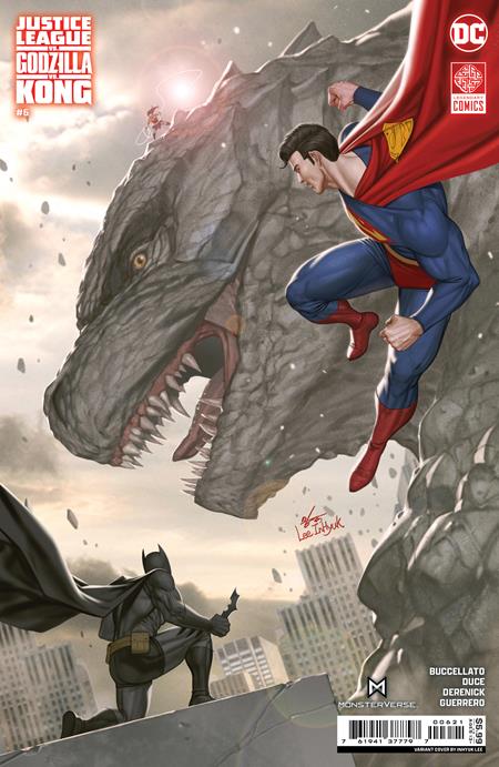 JUSTICE LEAGUE VS GODZILLA VS KONG #6B (OF 7) INHYUK LEE VAR