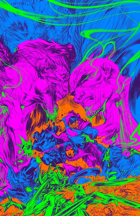 KNIGHT TERRORS NIGHTS END #1D (ONE SHOT) PORTER DARKEST HOUR NEON INK VARIANT