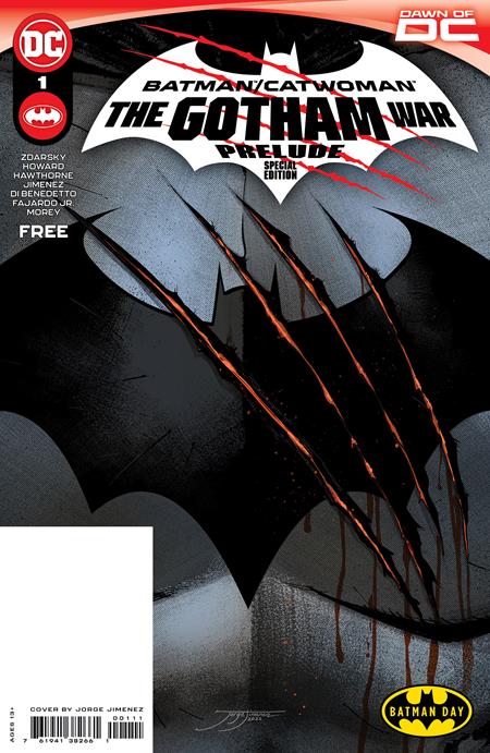 BATMAN DAY 2023  BATMAN CATWOMAN PRELUDE TO GOTHAM WAR #1 BATMAN DAY SPECIAL EDITION