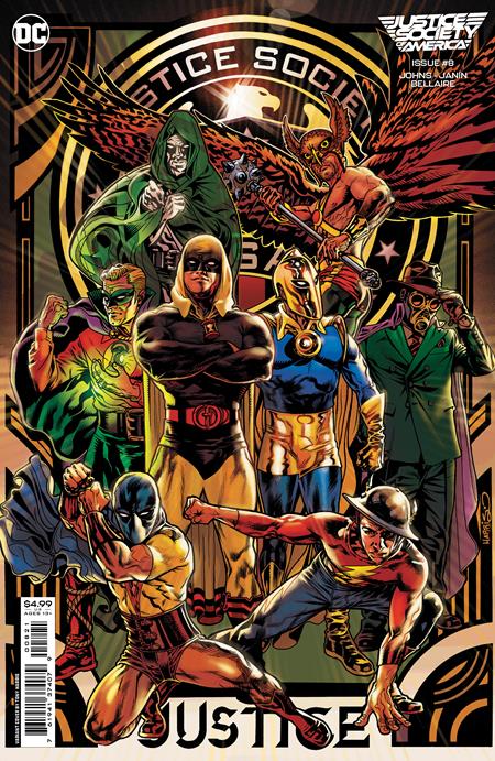JUSTICE SOCIETY OF AMERICA #8B (OF 12) HARRIS VAR