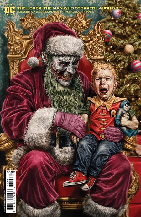 Joker: The Man Who Stopped Laughing #3B Bermejo Variant