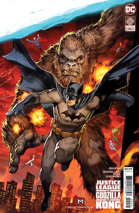 JUSTICE LEAGUE VS GODZILLA VS KONG #2C (OF 7) NAKAYAMA BATMAN CONNECTING VARIANT