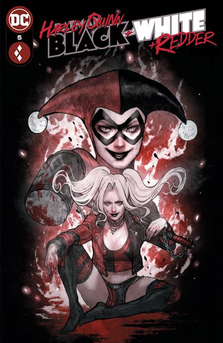 HARLEY QUINN BLACK WHITE REDDER #5A (OF 6)