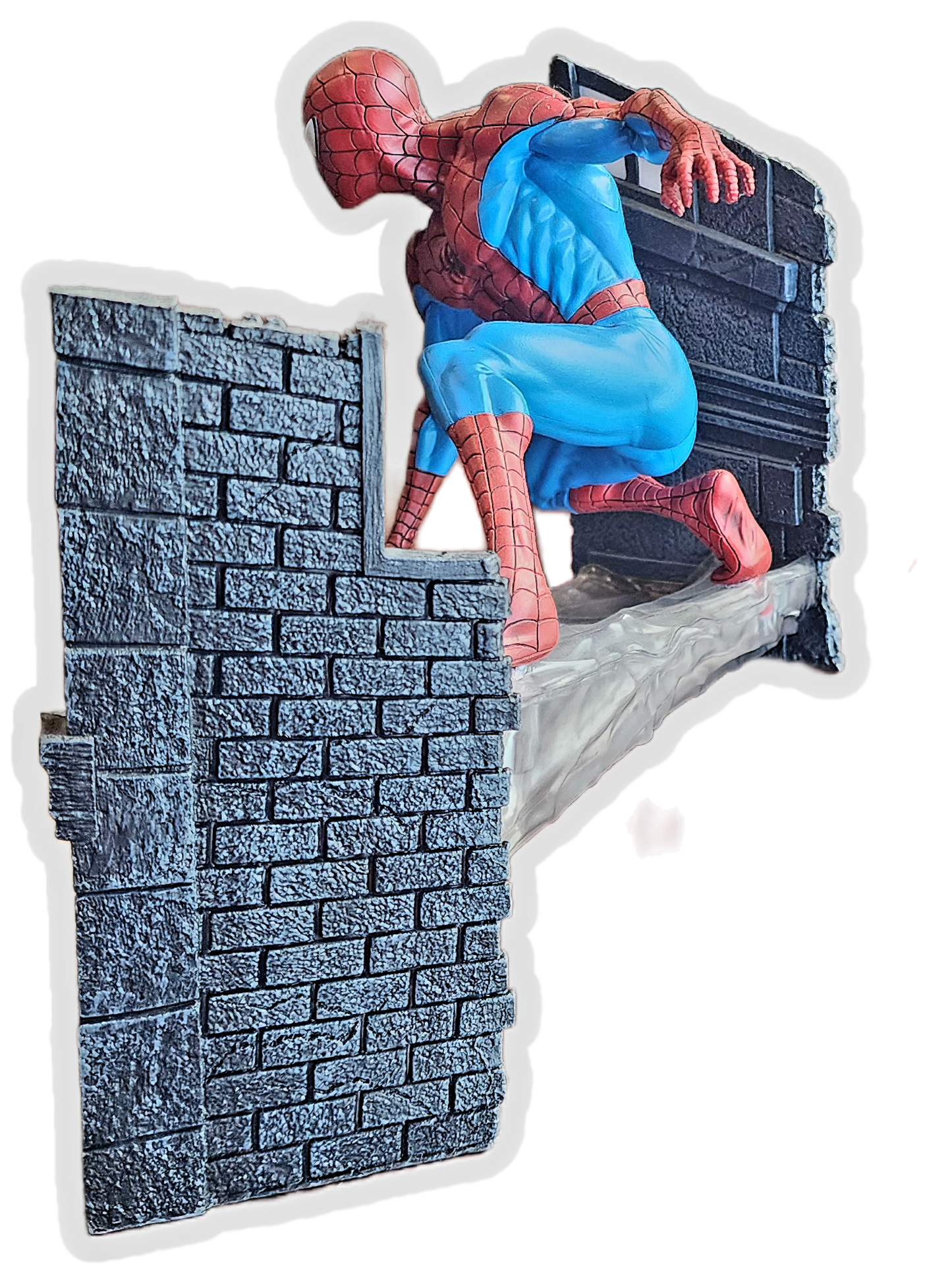 Diamond Select Toys - Gallery: Marvel - Spider-Man Webbing Diorama PVC